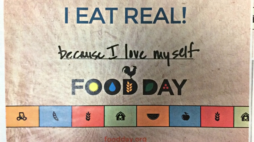 I eat real food