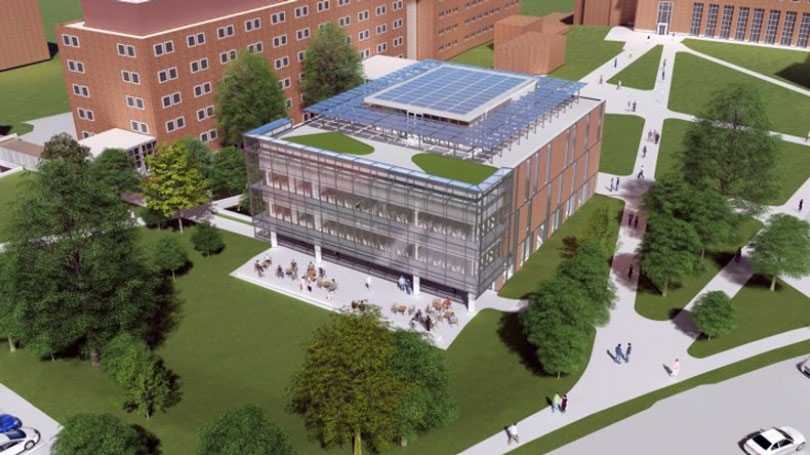 Architectural rendering of Anonymous Hall