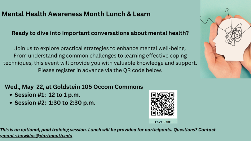 Mental Health Awareness Month Lunch & Learn